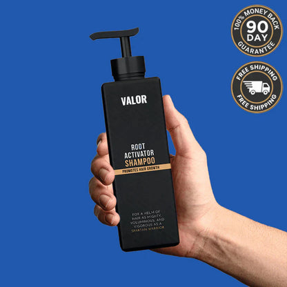 VALOR™ - Root Activator Shampoo - Increased Hair Growth with Just 4 Washes a Week